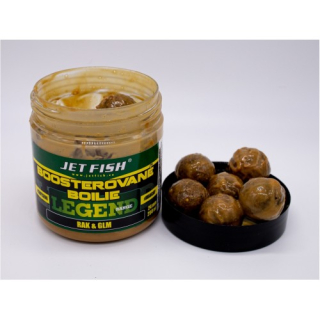 Jet Fish Legend Range Boosterované Boilie 250ml 24mm Robin Red Brusinka